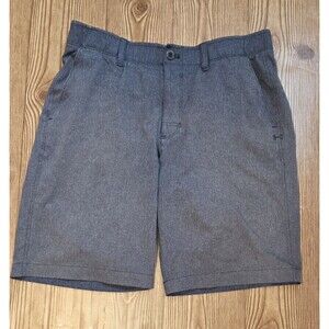 Under Armour Shorts Mens 34 Gray Golf Chino HeatGear Performance Casual